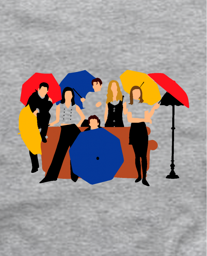 Marškinėliai Friends umbrella